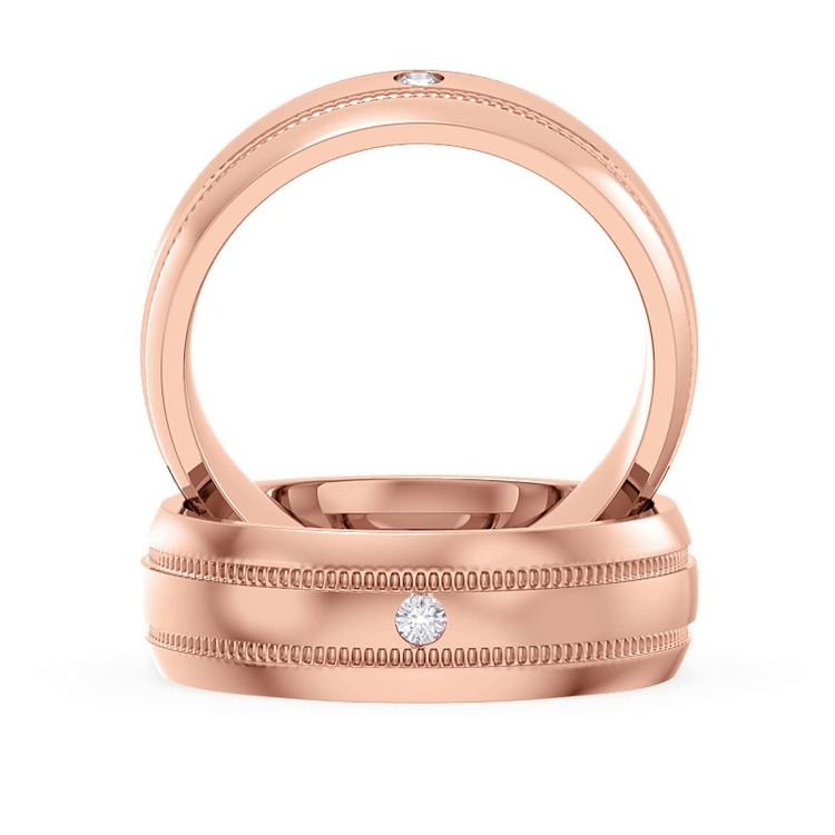 360 degree view of Crux Diamond Band (7mm)