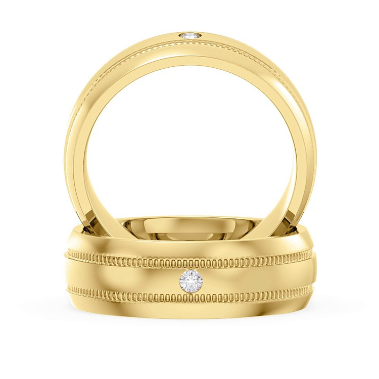 360 degree view of Crux Diamond Band (7mm)