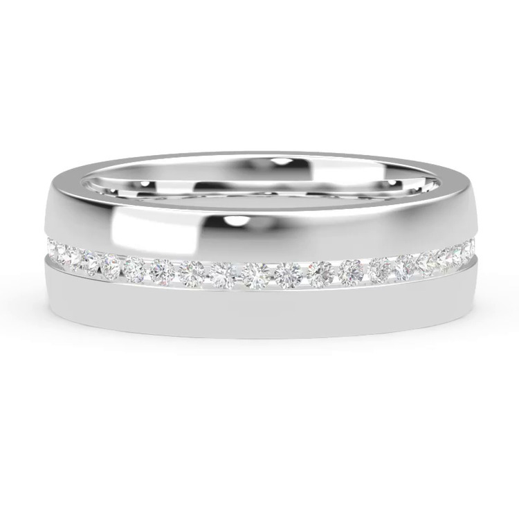 360 degree view of Ara Men's Lab Eternity Wedding Band