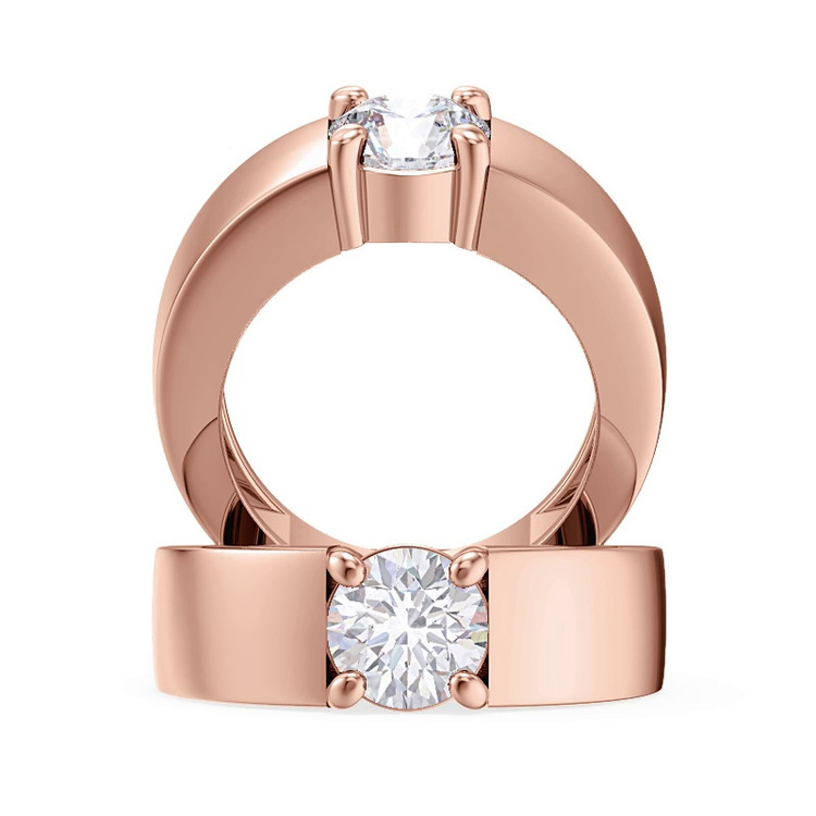 360 degree view of Berg Solitaire Engagement Ring