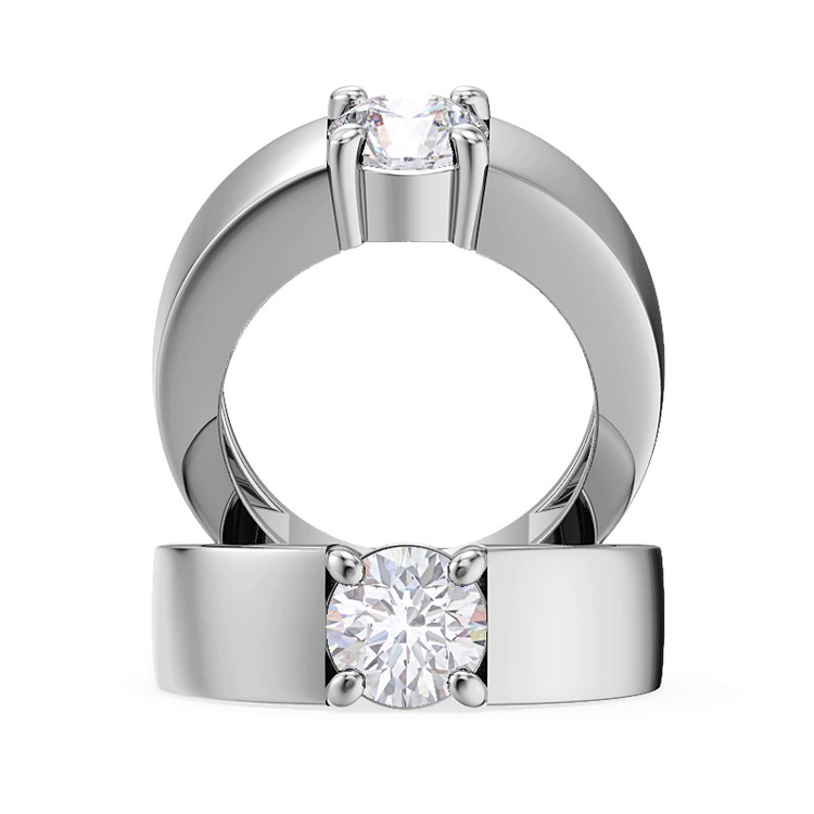 360 degree view of Berg Solitaire Engagement Ring
