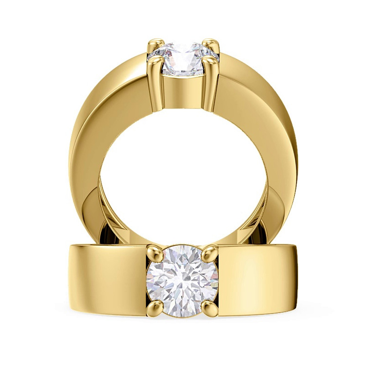 360 degree view of Berg Solitaire Engagement Ring