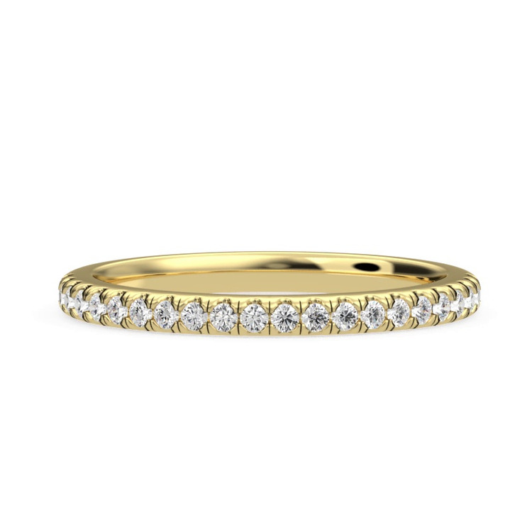 360 degree view of Isolde Pavé Band