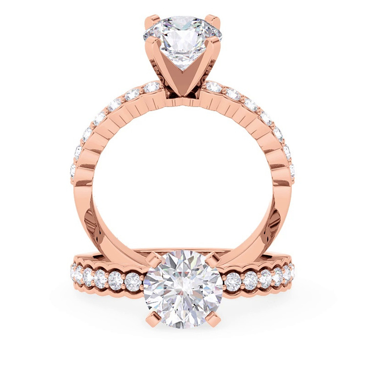 360 degree view of Pia Diamond Engagement Ring