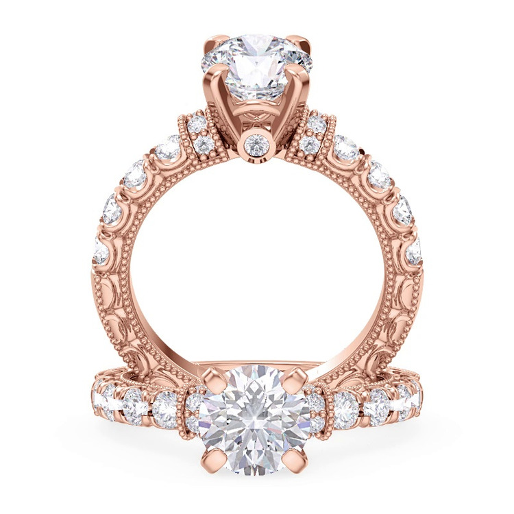 360 degree view of Abbe Diamond Engagement Ring