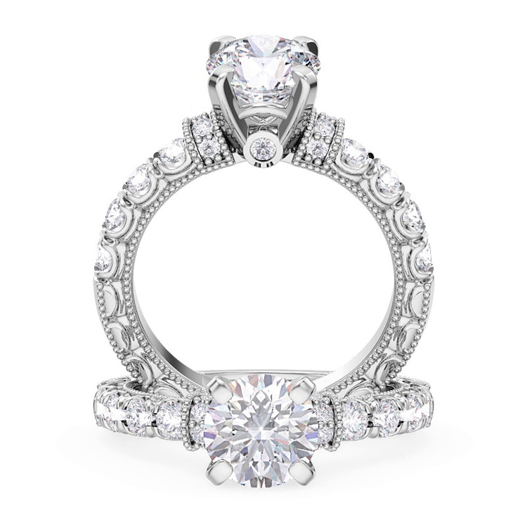 360 degree view of Abbe Diamond Engagement Ring
