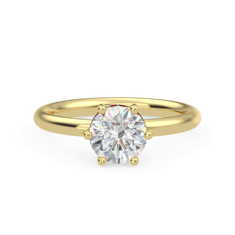 360 degree view of Colore Ruby Hidden Halo Engagement Ring