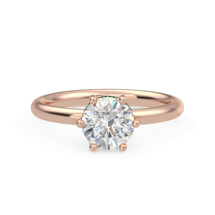 360 degree view of Colore Emerald Hidden Halo Engagement Ring