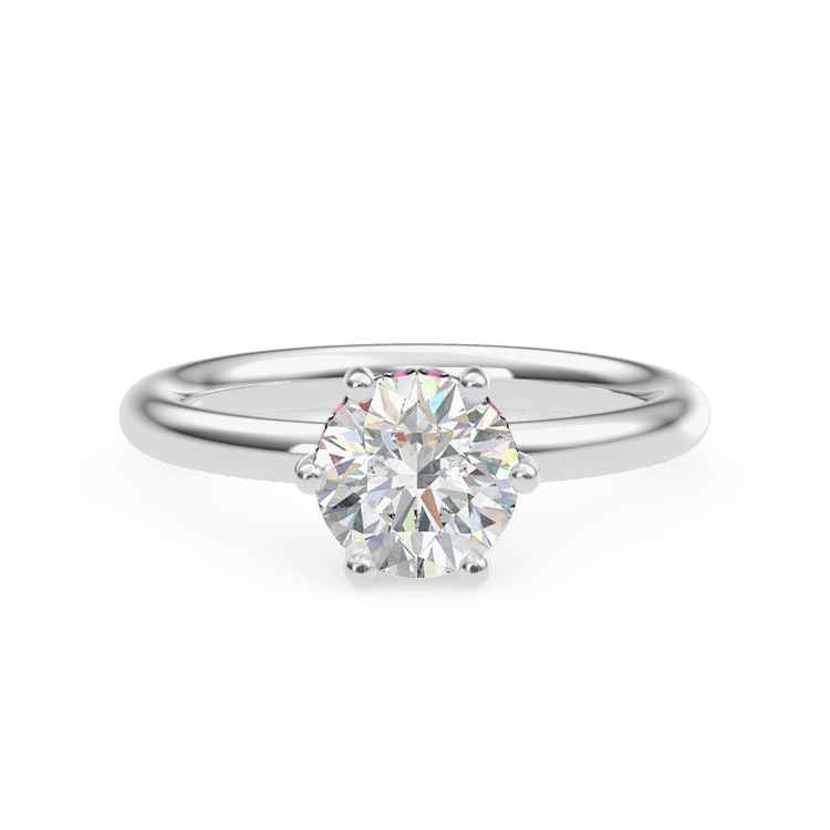 360 degree view of Colore Pink Sapphire Hidden Halo Engagement Ring