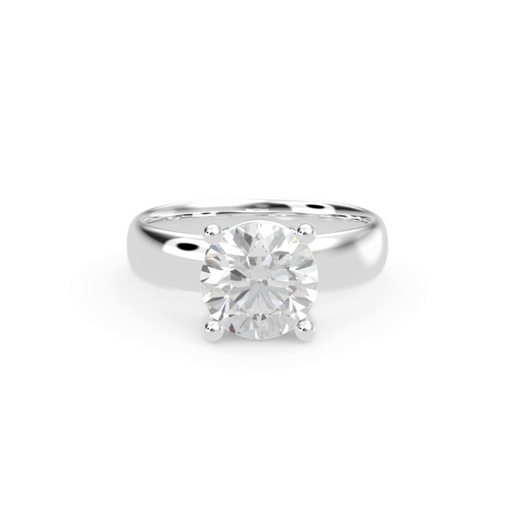 360 degree view of Monaco Wide Solitaire (4MM)