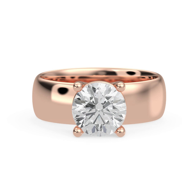 360 degree view of Monaco Wide Solitaire (6MM)
