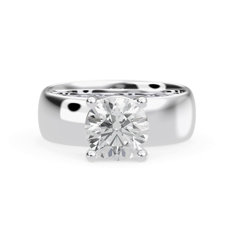 360 degree view of Monaco Wide Solitaire (6MM)