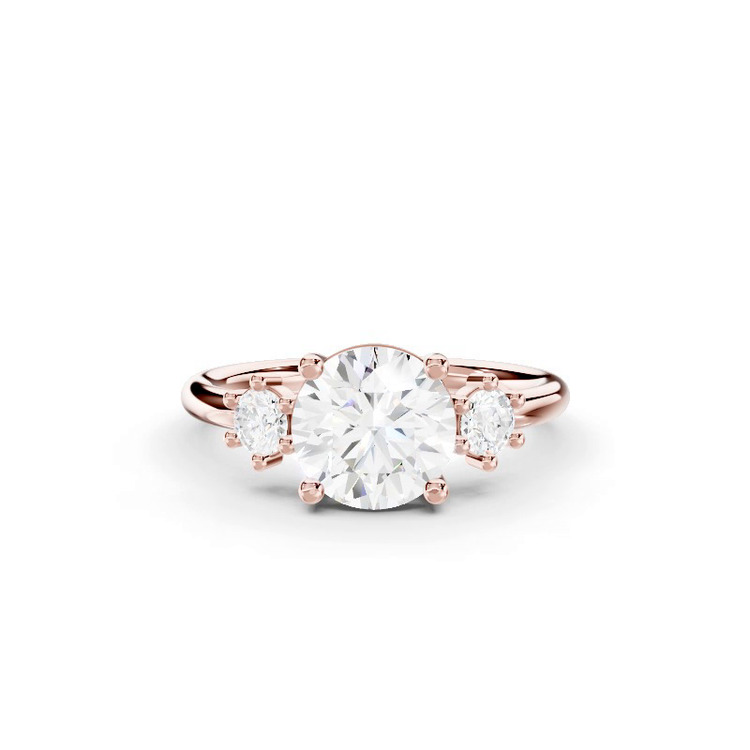 360 degree view of Marni Three-Stone Lab Engagement Ring (0.25 ct. tw.)