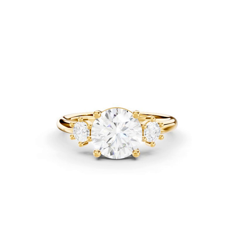 360 degree view of Marni Three-Stone Lab Engagement Ring (0.25 ct. tw.)