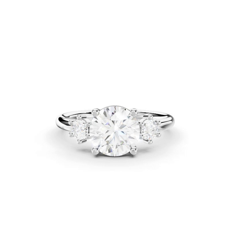 360 degree view of Marni Three-Stone Lab Engagement Ring (0.25 ct. tw.)