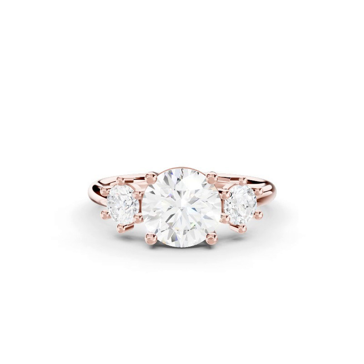 360 degree view of Marni Three-Stone Lab Engagement Ring (0.50 ct. tw.)