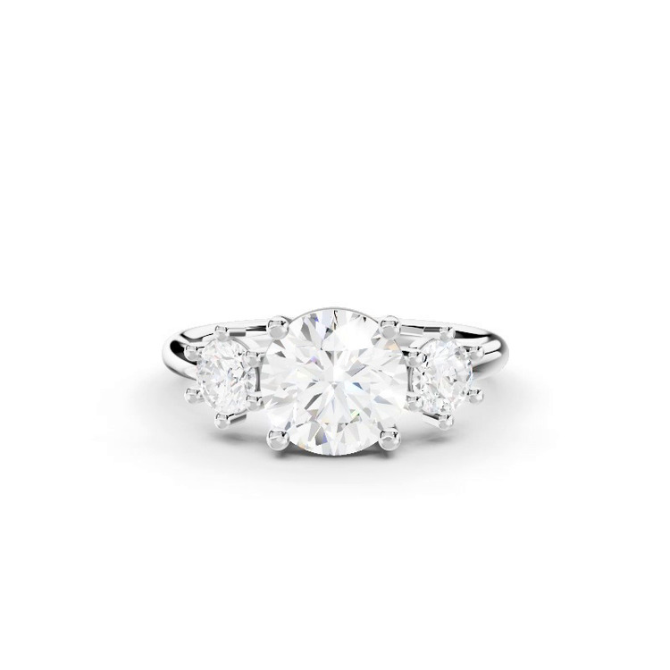 360 degree view of Marni Three-Stone Lab Engagement Ring (0.50 ct. tw.)