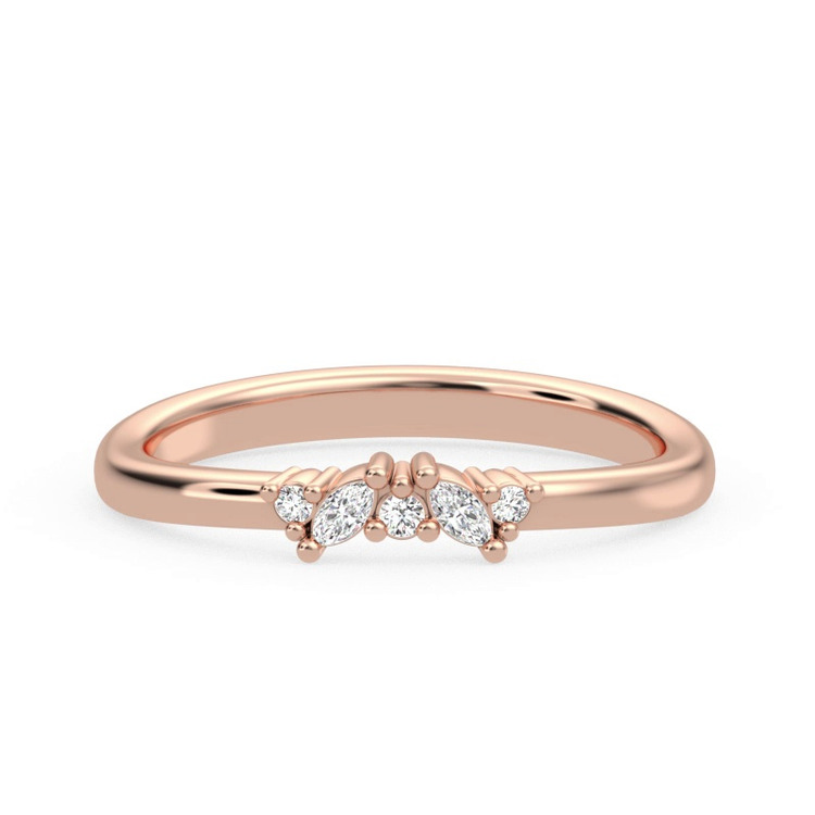 360 degree view of Mixed-Shape Diamond Band