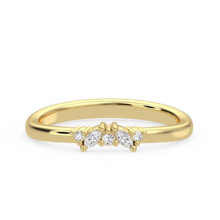 360 degree view of Mixed-Shape Diamond Band