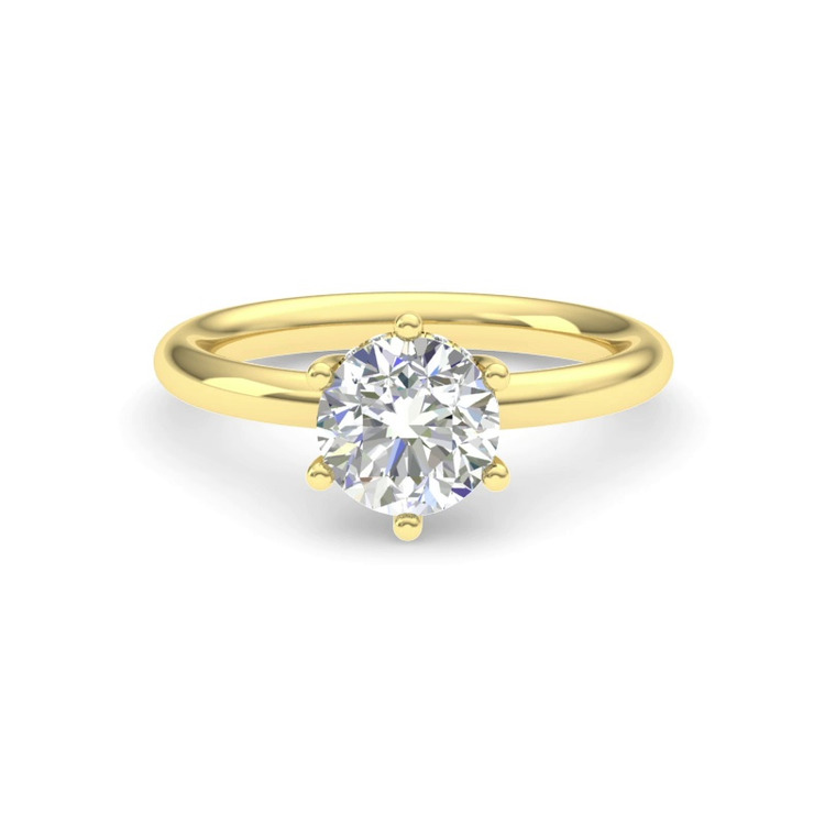 360 degree view of Vesper Hidden Halo Engagement Ring