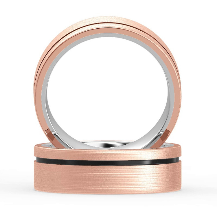360 degree view of Vela Men's Wedding Band
