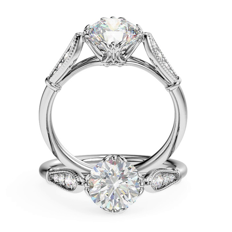 360 degree view of Carina Diamond Engagement Ring