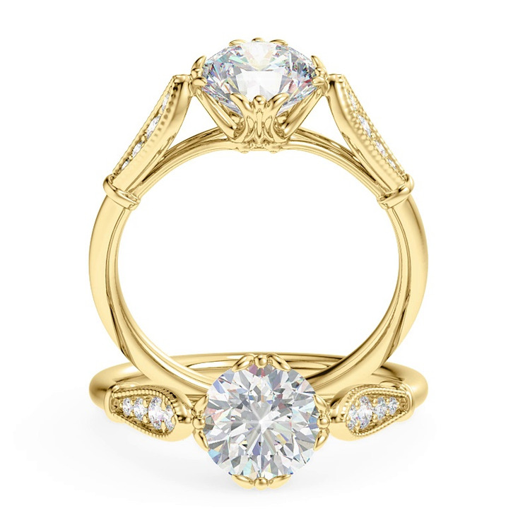 360 degree view of Carina Diamond Engagement Ring