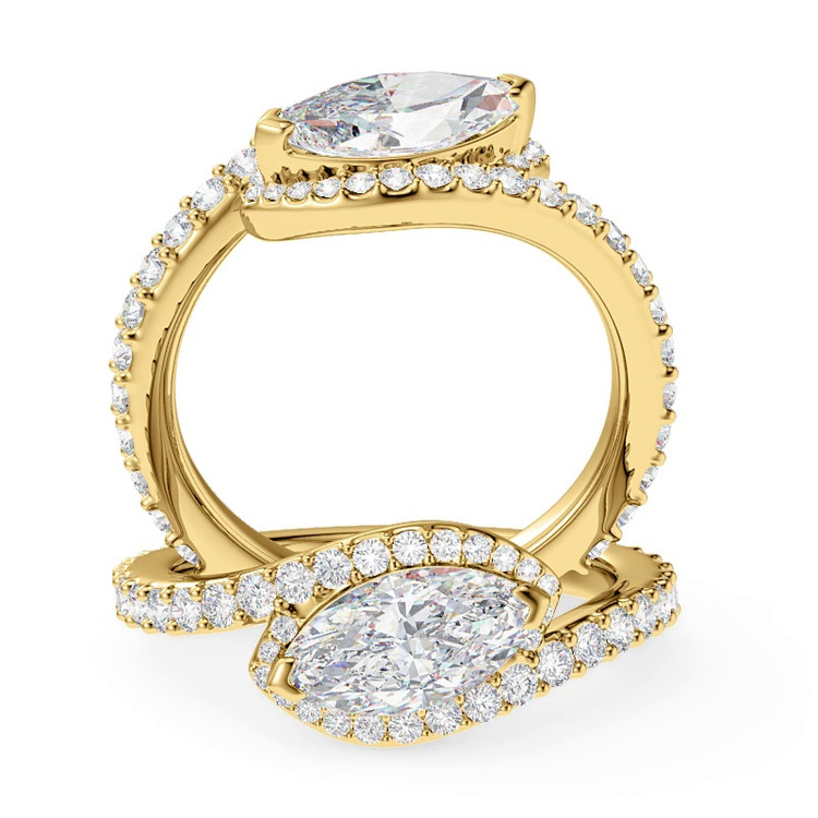 360 degree view of Ara Diamond Engagement Ring