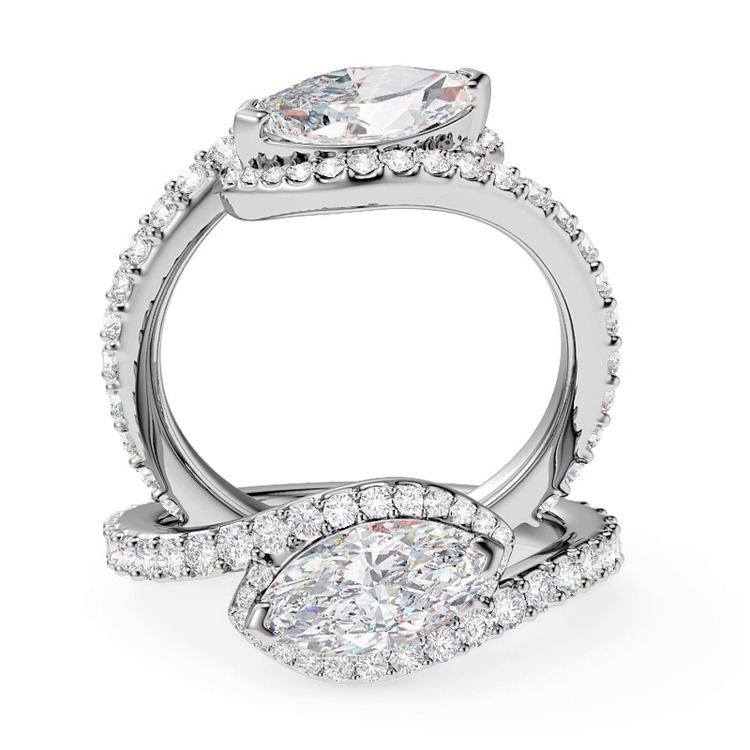 360 degree view of Ara Diamond Engagement Ring