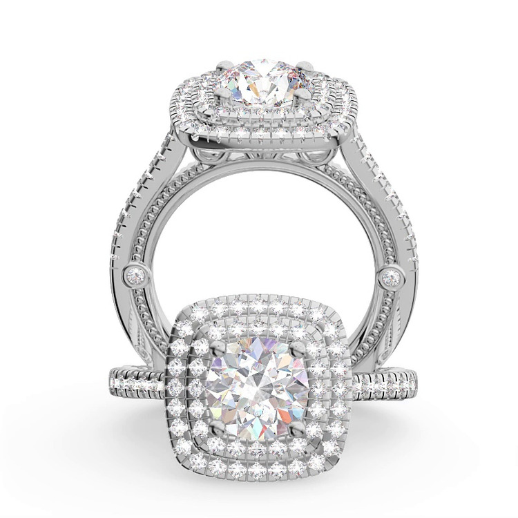360 degree view of Crux Diamond Engagement Ring