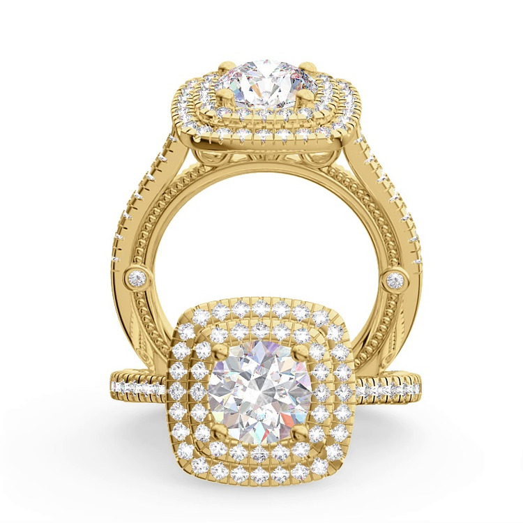 360 degree view of Crux Diamond Engagement Ring