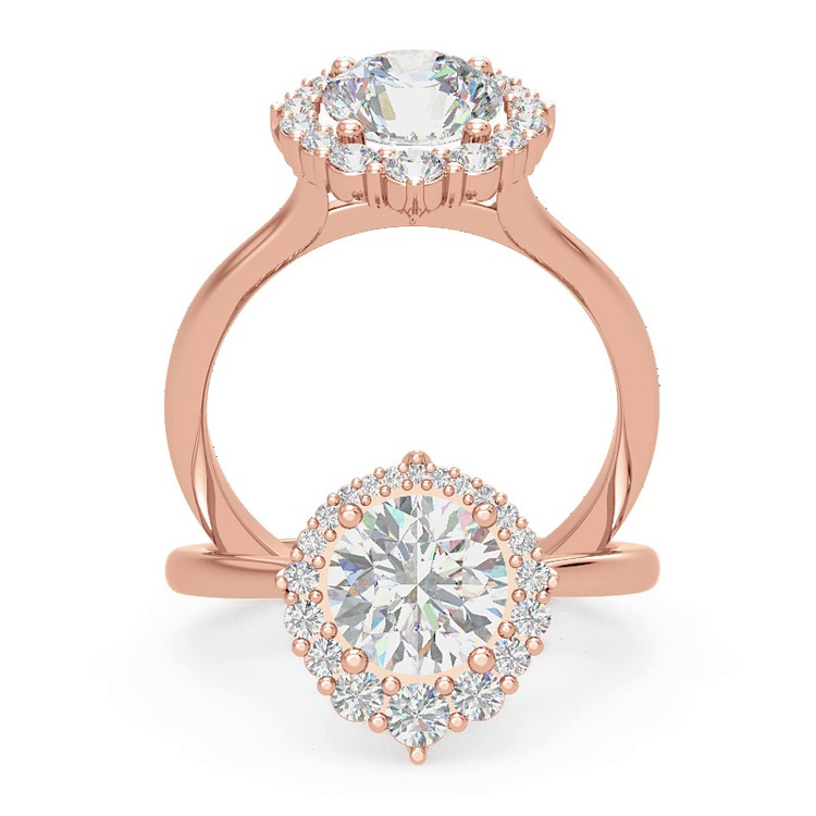 360 degree view of Vela Diamond Engagement Ring