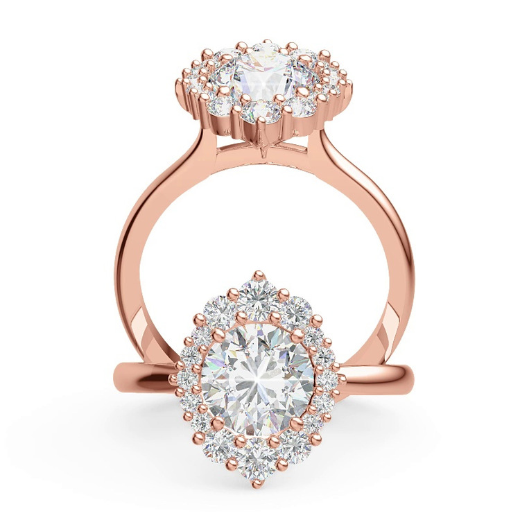 360 degree view of Grus Diamond Engagement Ring
