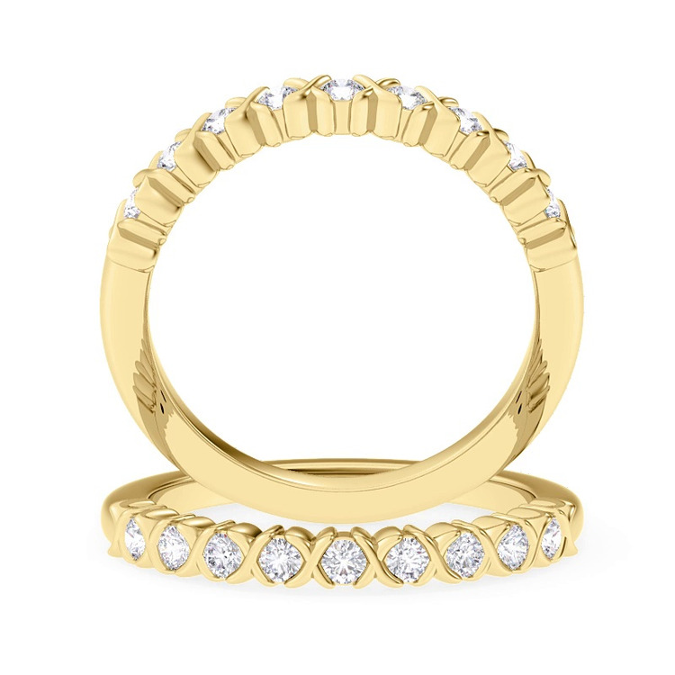 360 degree view of Lucia XO Diamond Band