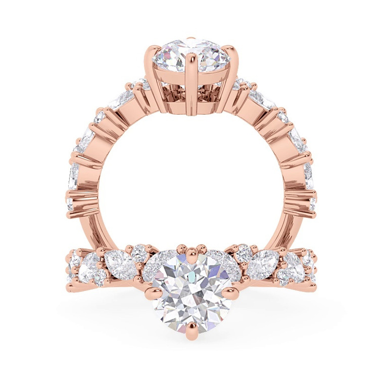 360 degree view of Maia Lab Engagement Ring