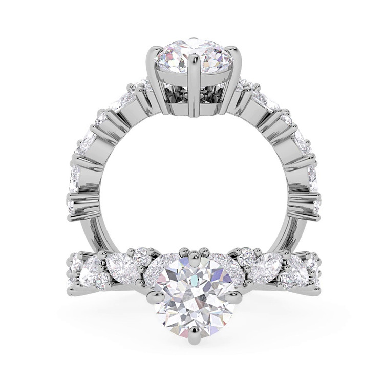360 degree view of Maia Lab Engagement Ring
