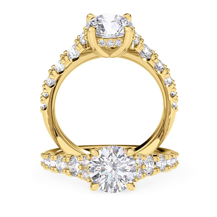 360 degree view of Charm Diamond Engagement Ring