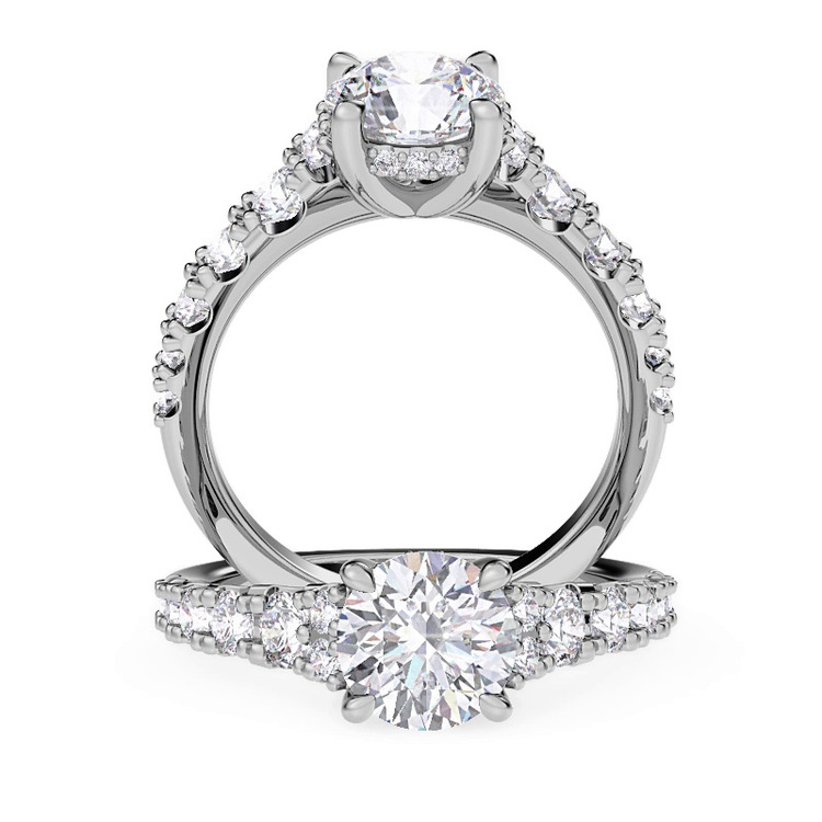 360 degree view of Charm Lab Engagement Ring