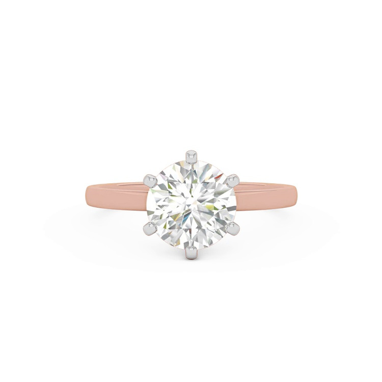 360 degree view of Boda Six Prong 1.5mm Comfort Fit Engagement Ring
