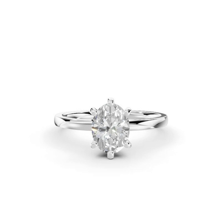 360 degree view of Boda Six Prong 1.5mm Comfort Fit Engagement Ring
