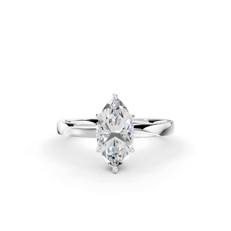 360 degree view of Boda Six Prong 2mm Comfort Fit Engagement Ring
