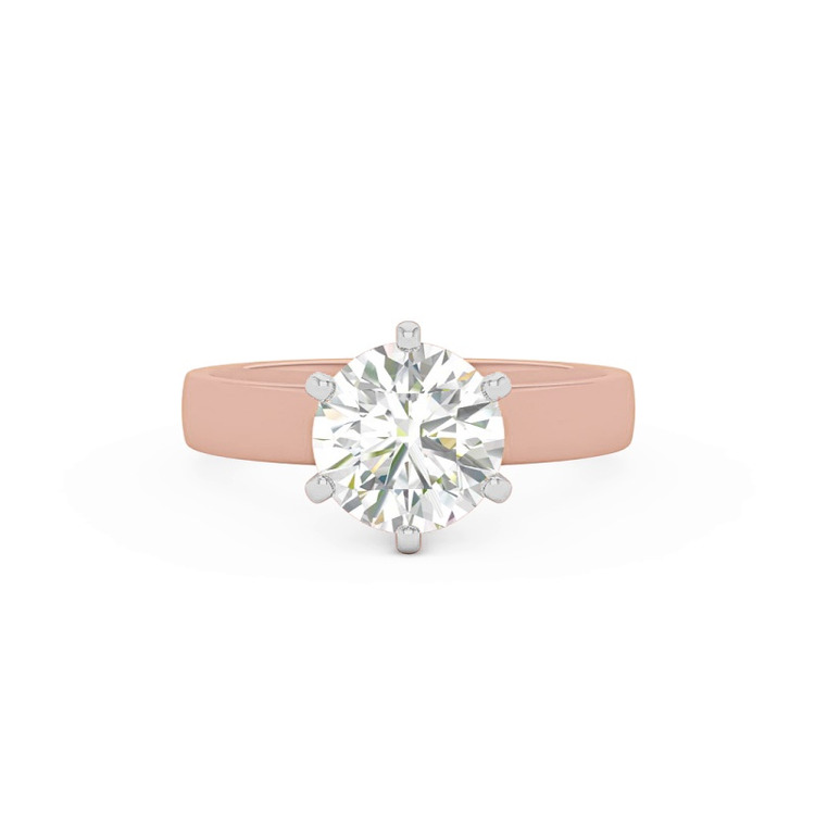 360 degree view of Boda Six Prong 3mm Comfort Fit Engagement Ring