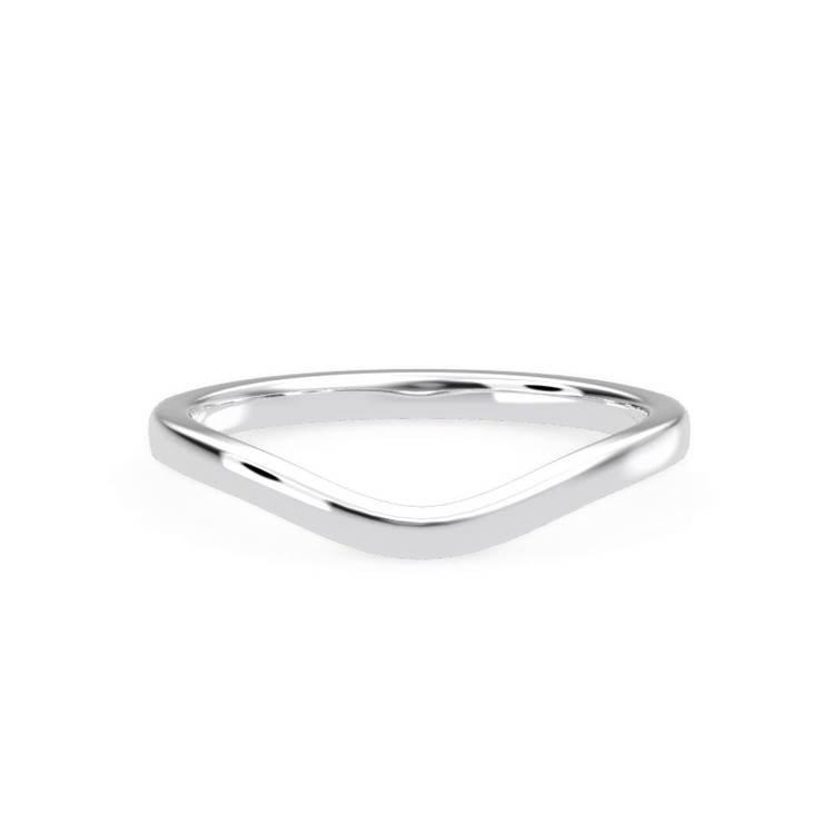 360 degree view of Linda 1.5mm Curved Band