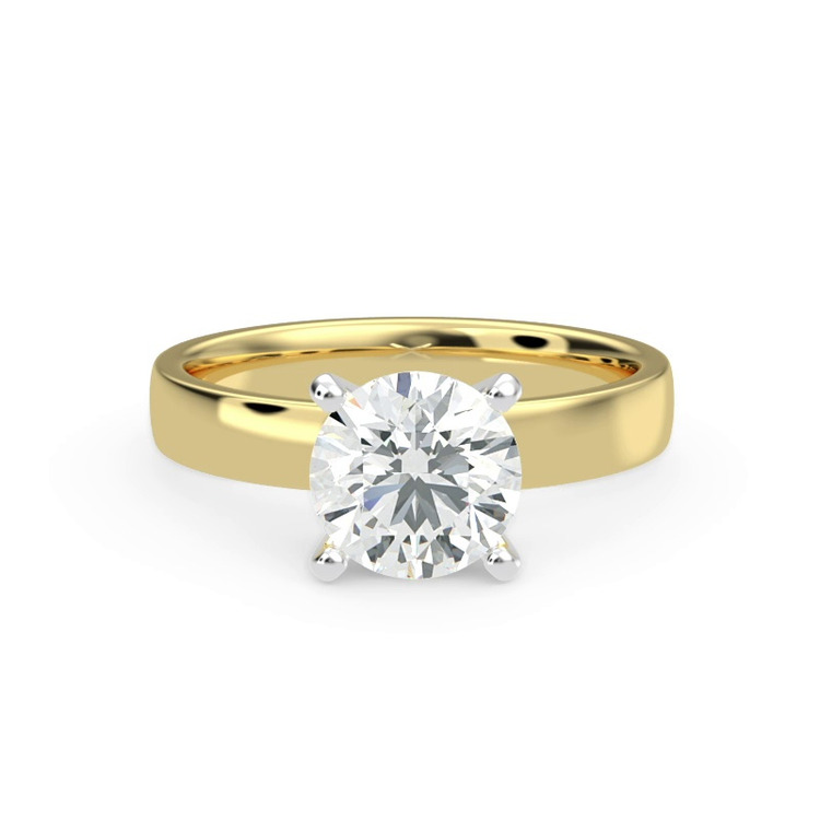 360 degree view of Linda 3mm Comfort Fit Engagement Ring