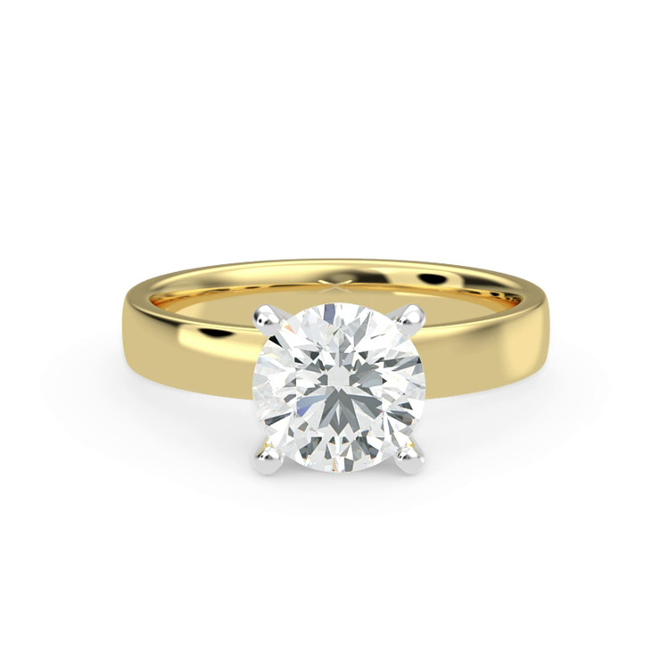 360 degree view of Linda 3mm Comfort Fit Engagement Ring