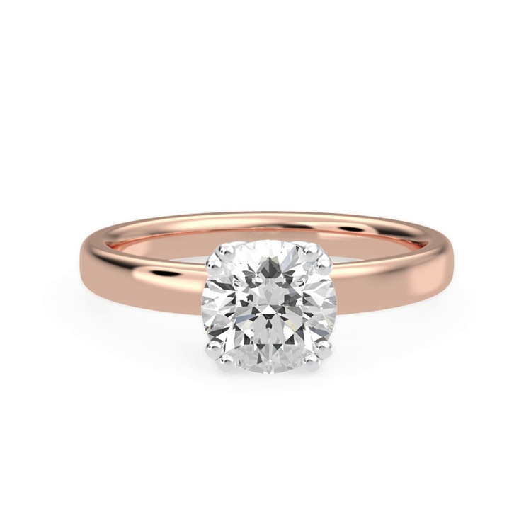 360 degree view of Tulip Double Split Prong Engagement Ring