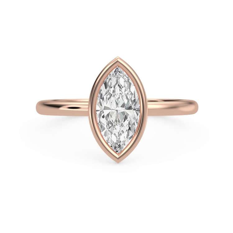 360 degree view of Danika Bezel Engagement Ring