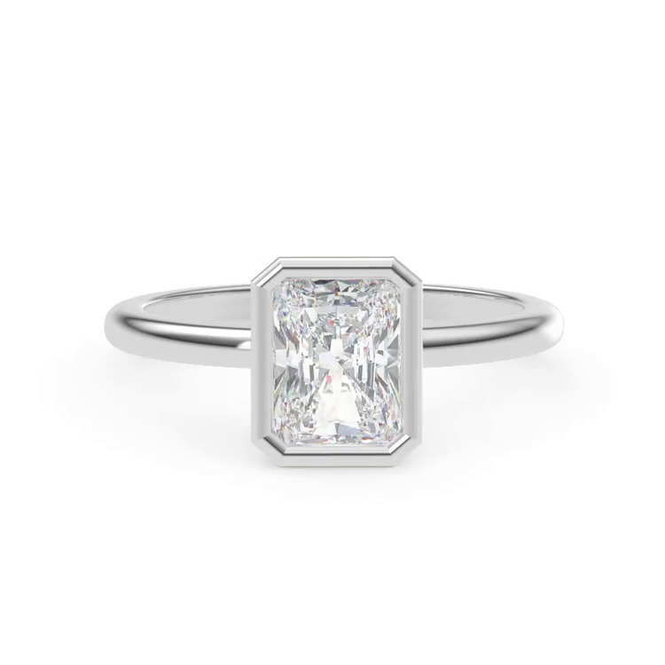 360 degree view of Danika Bezel Engagement Ring