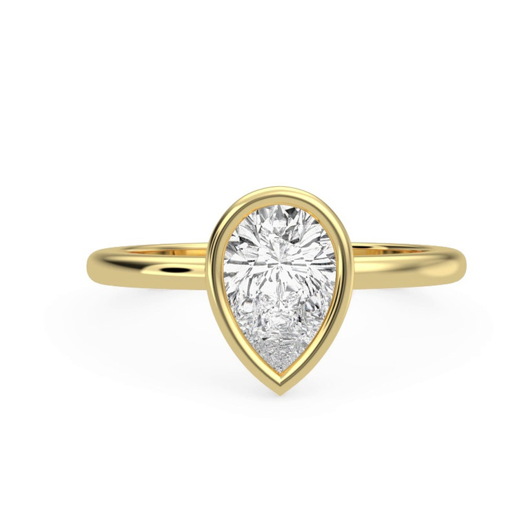 360 degree view of Danika Bezel Engagement Ring