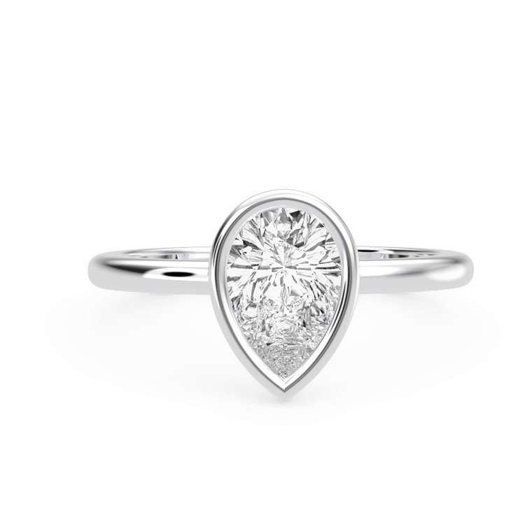 360 degree view of Danika Bezel Engagement Ring